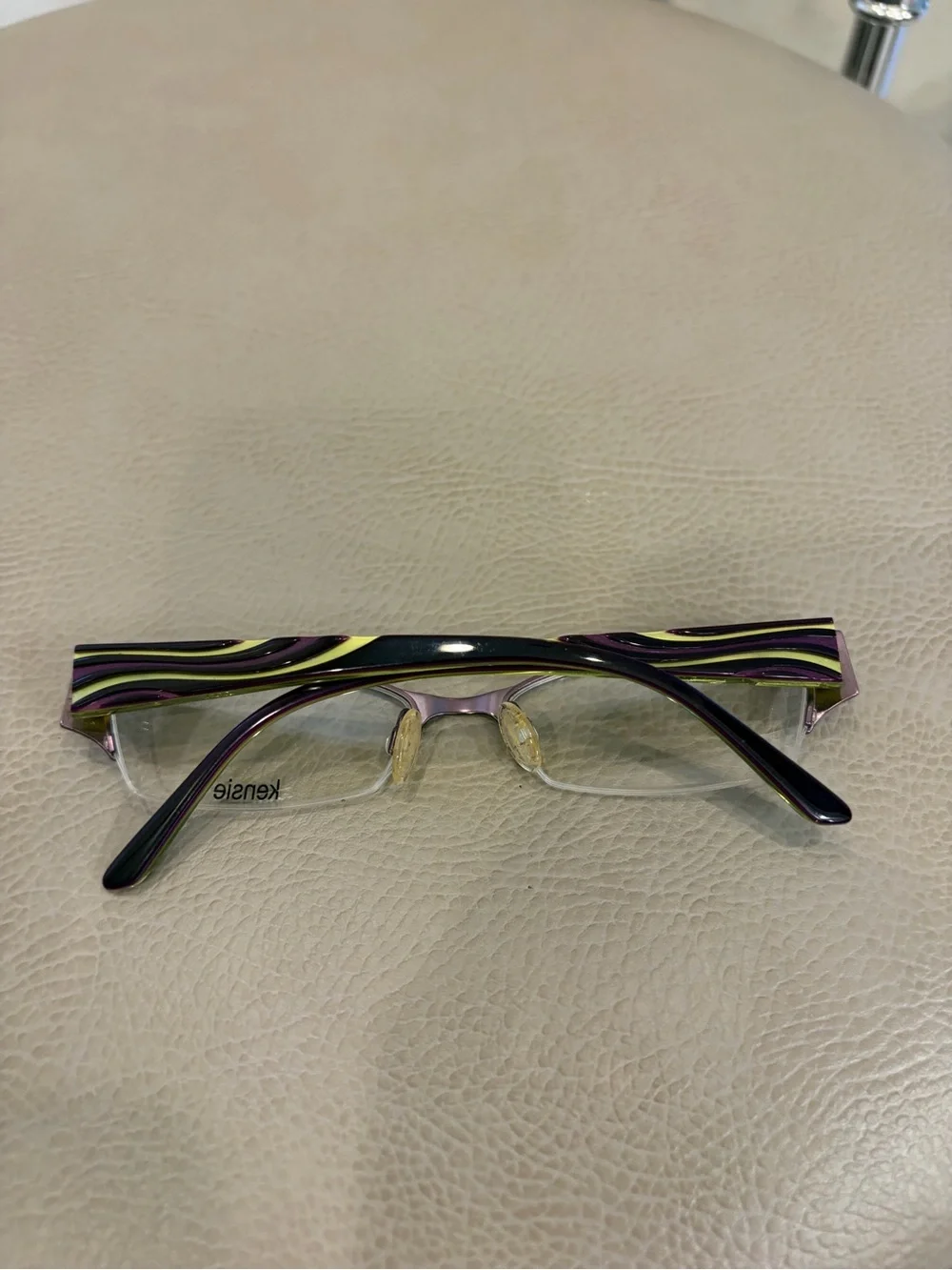 NWT Kensie daydream 52-17-135 Eyeglass Frames Green Purple